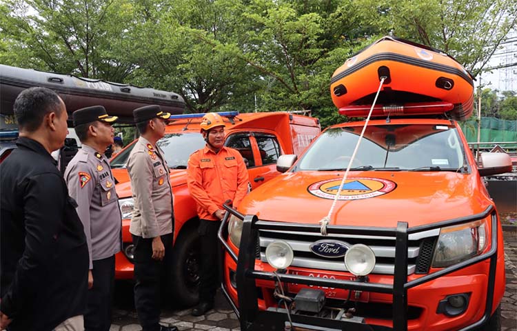 Polres Kendal Apel Gabungan Bersinergi Cegah Bencana Hidrometeorologi