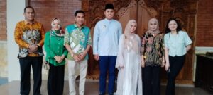 Tika-Benny Temui Bupati Kendal Dico M. Ganinduto Usai Menang Pilkada