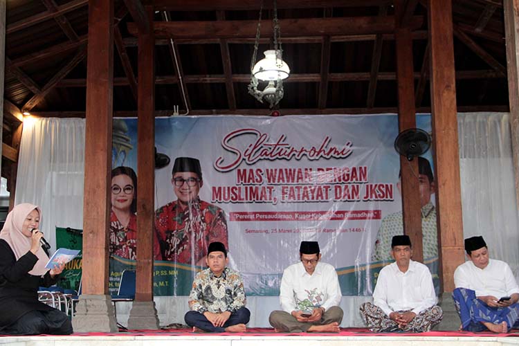 Mas Wawan Pererat Silaturahmi dengan Muslimat, Fatayat, dan JKSN Kota Semarang di Momen Ramadan