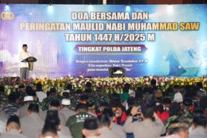 Doa Bersama Maulid Nabi di Polda Jateng, Perkuat Persatuan dan Teladani Akhlak Rasulullah
