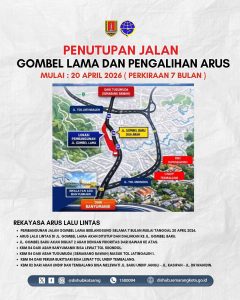 Jalan Gombel Lama Ditutup 7 Bulan, Arus Dialihkan ke Gombel Baru Mulai 20 April 2026