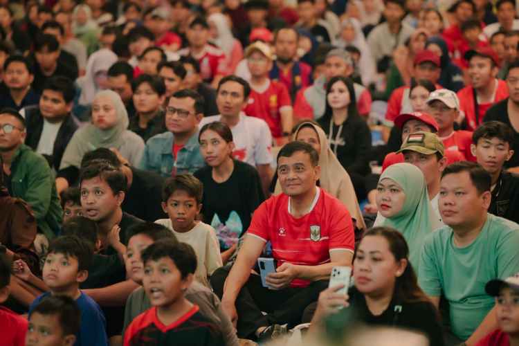 Nobar Timnas Indonesia Pemprov Jateng